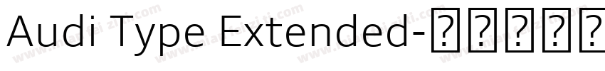 Audi Type Extended字体转换